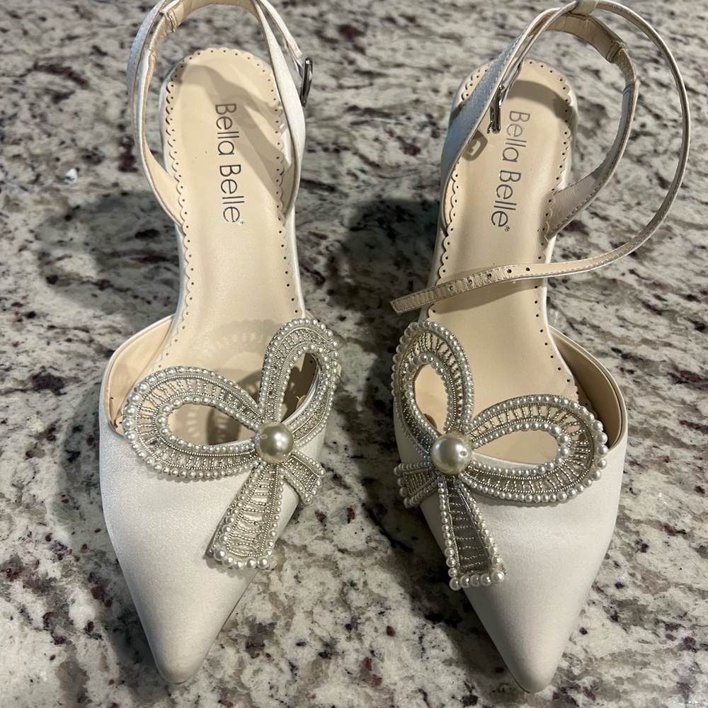 Bella Belle Bow Wedding Shoes